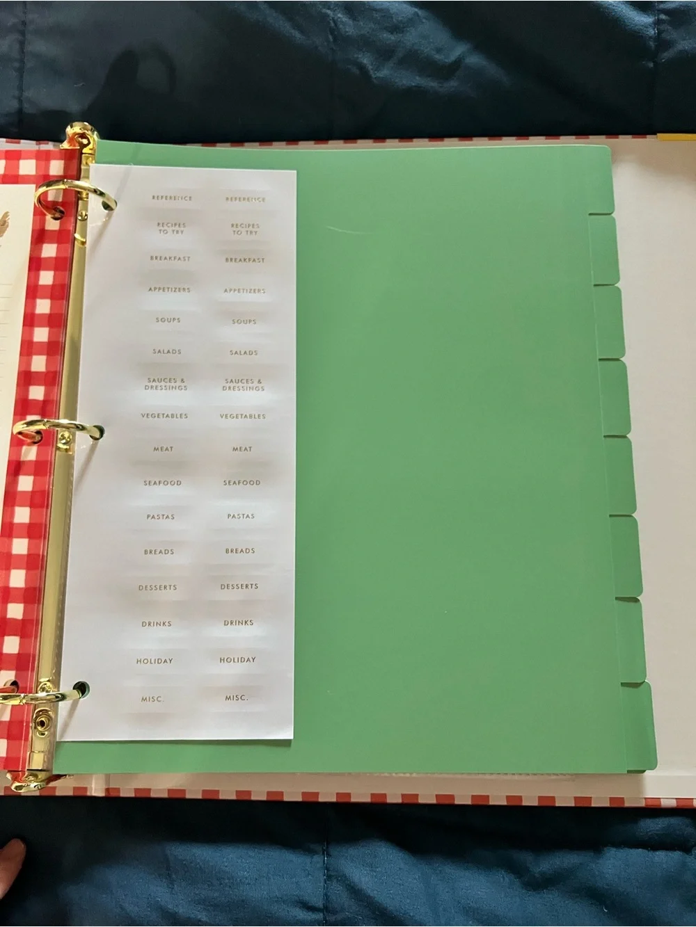 Rifle Co Recipe Binder